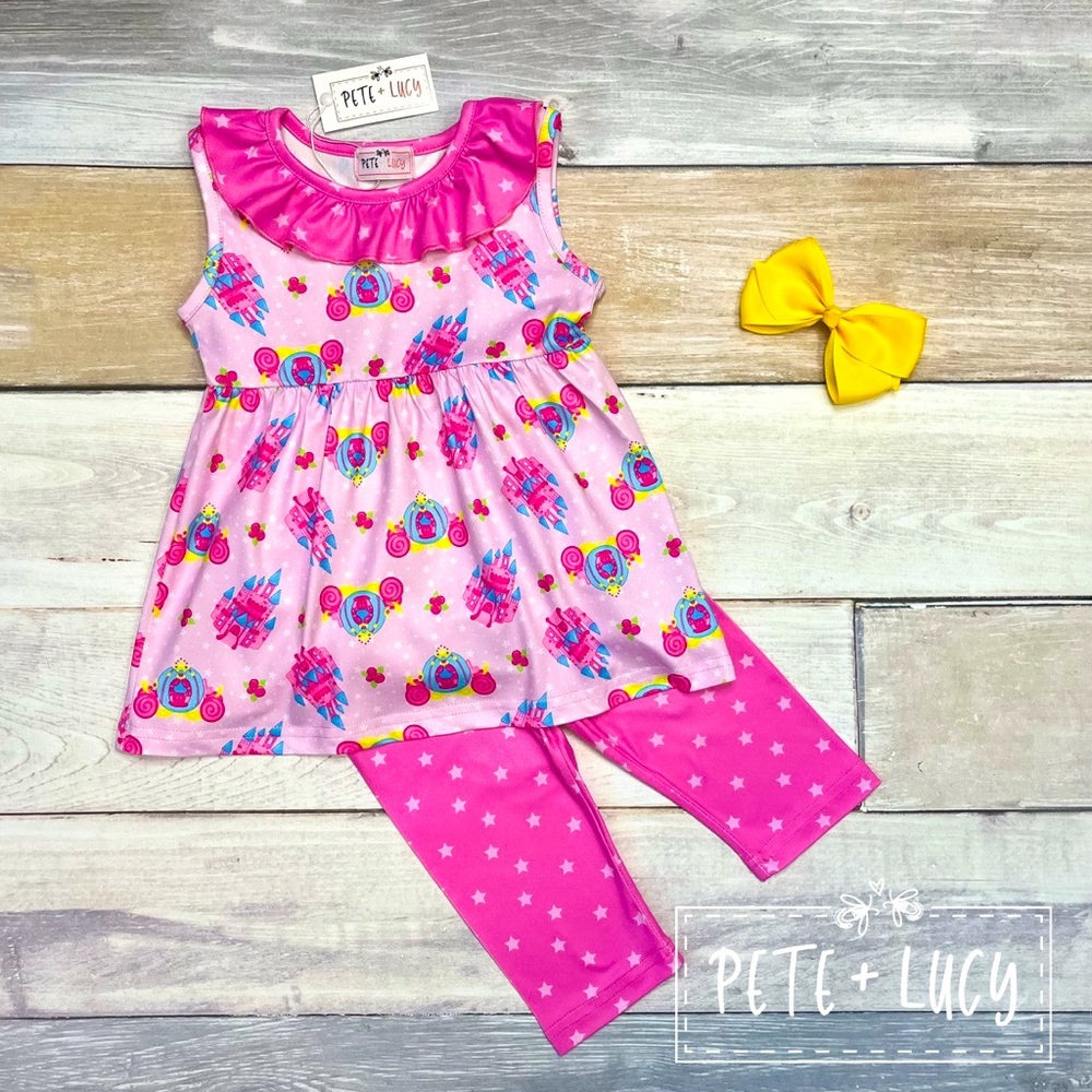 A Dream Is A Wish (Princess carriage) Capri set